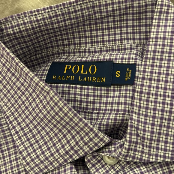 Polo Ralph Lauren men’s dress shirt, purple - Picture 3 of 3